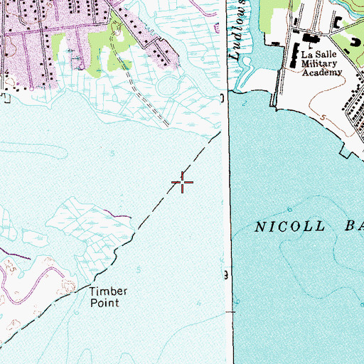 Topographic Map of Connetquot River, NY