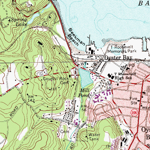 Topographic Map of Townsend Cemetery, NY