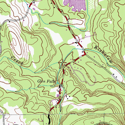 Topographic Map of Countryman Kill, NY