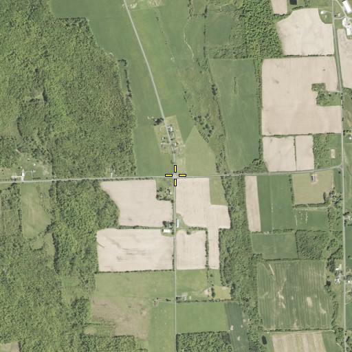 Aerial/Satellite Image of Courtright Corners, NY