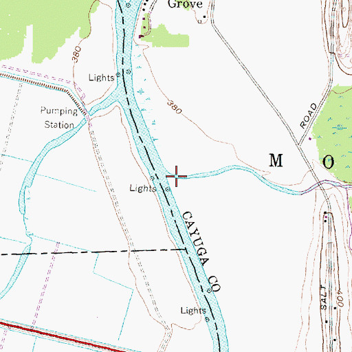 Topographic Map of Crane Brook, NY