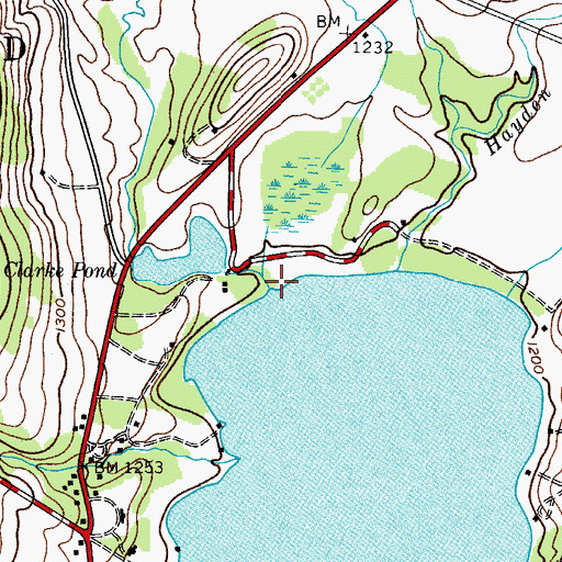 Topographic Map of Cripple Creek, NY