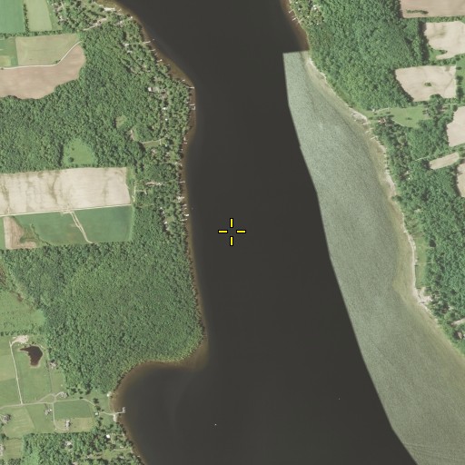 Aerial/Satellite Image of Cross Lake, NY