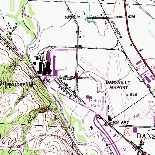 Topographic Map of Cumminsville, NY