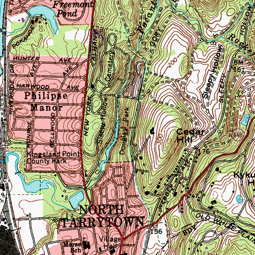 Topographic Map of Douglas Park, NY