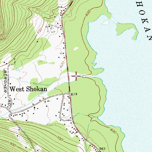 Topographic Map of Dry Brook, NY