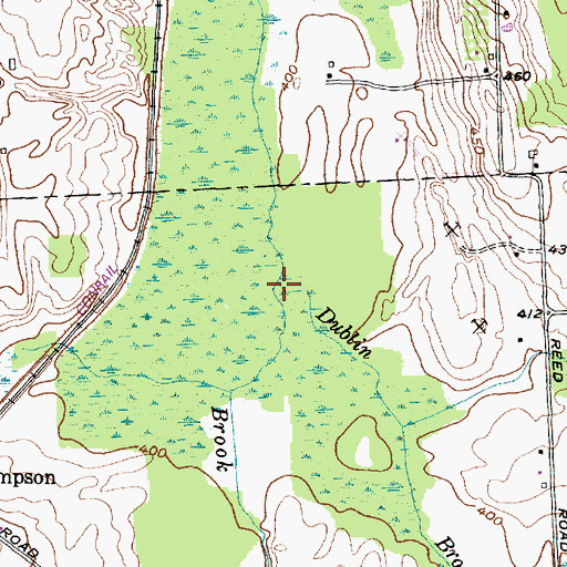 Topographic Map of Dublin Brook, NY