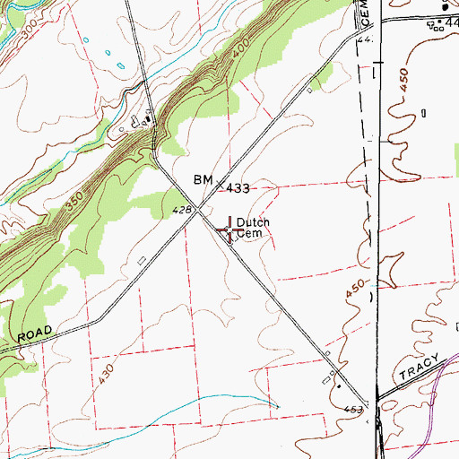 Topographic Map of Dutch Cemetery, NY