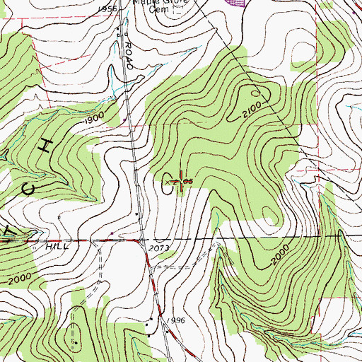 Topographic Map of Dutch Hill, NY