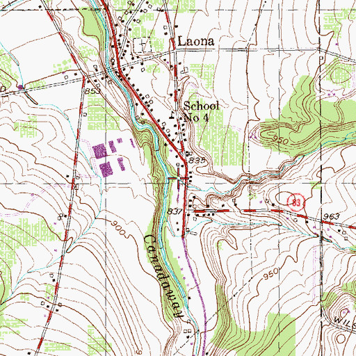 Topographic Map of Dutch Hollow, NY