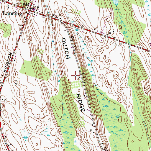Topographic Map of Dutch Ridge, NY