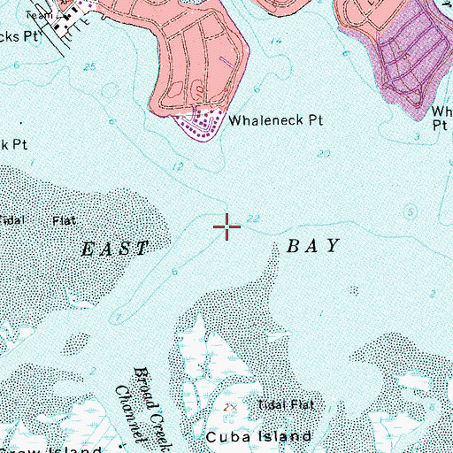 Topographic Map of East Bay, NY