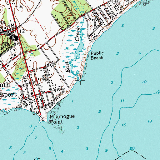 Topographic Map of East Creek, NY
