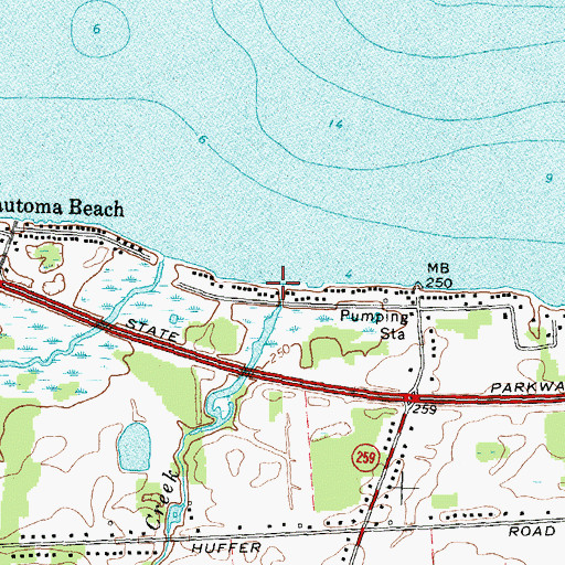 Topographic Map of East Creek, NY