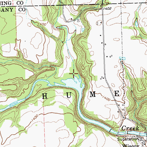 Topographic Map of East Koy Creek, NY