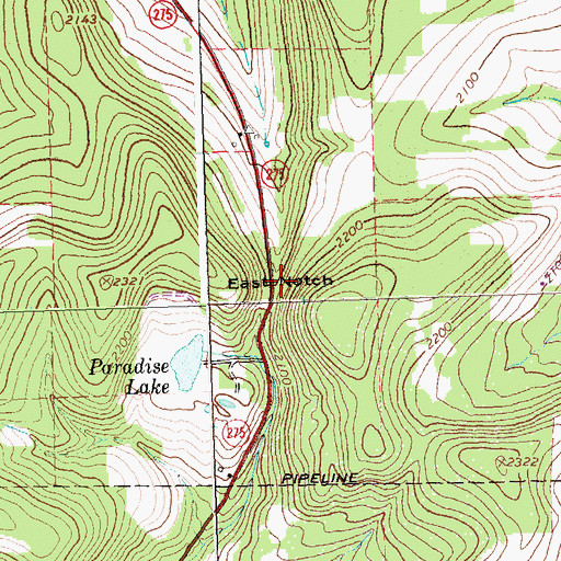 Topographic Map of East Notch, NY