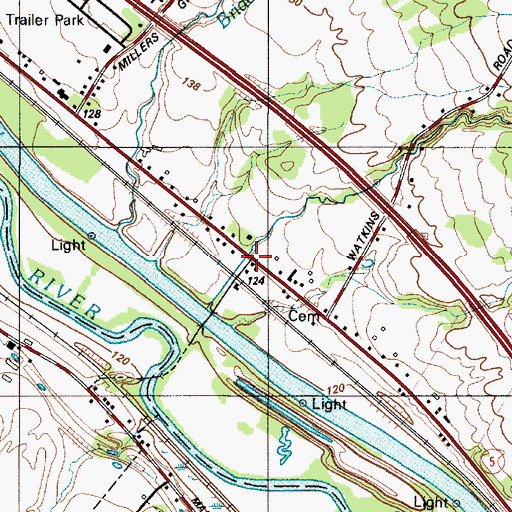 Topographic Map of East Schuyler, NY