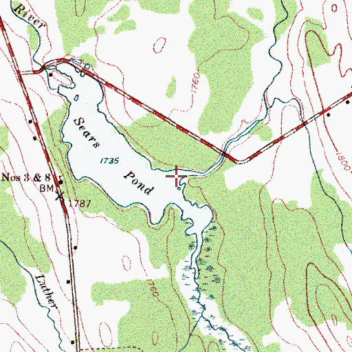Topographic Map of Edick Creek, NY