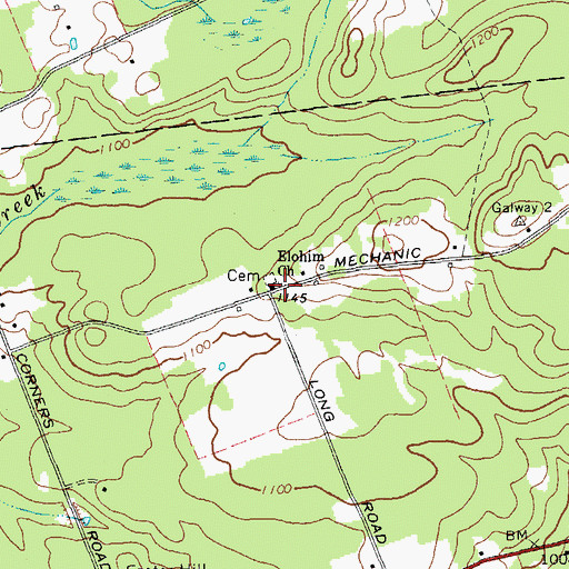 Topographic Map of Galway Community Fellowship, NY