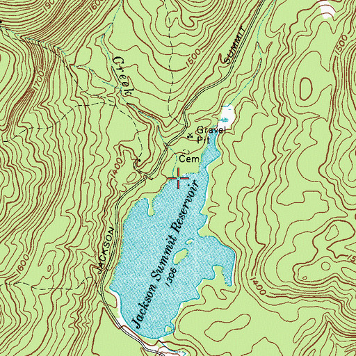 Topographic Map of Elphee Creek, NY