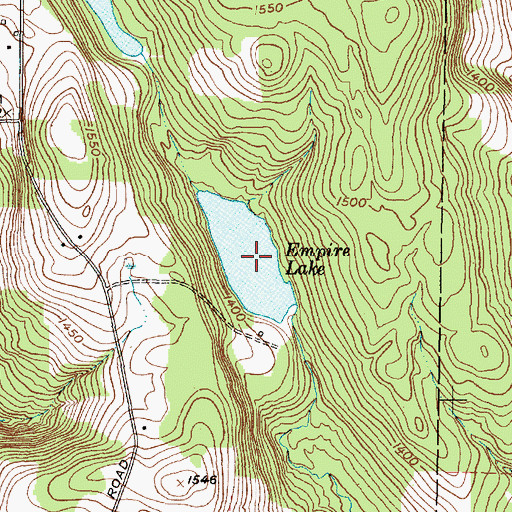 Topographic Map of Empire Lake, NY