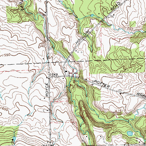 Topographic Map of Engine Creek, NY