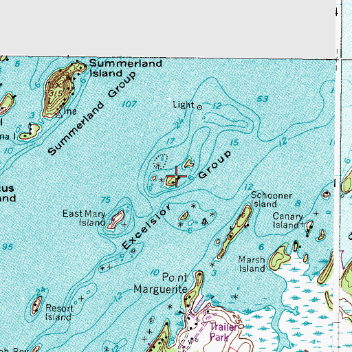 Topographic Map of Excelsior Group, NY