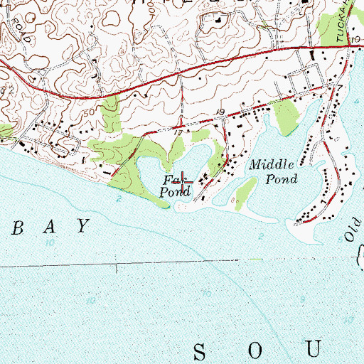 Topographic Map of Far Pond, NY