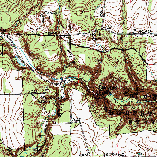 Topographic Map of Fish Kill, NY