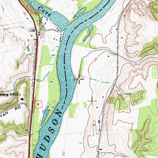 Topographic Map of Flatley Brook, NY