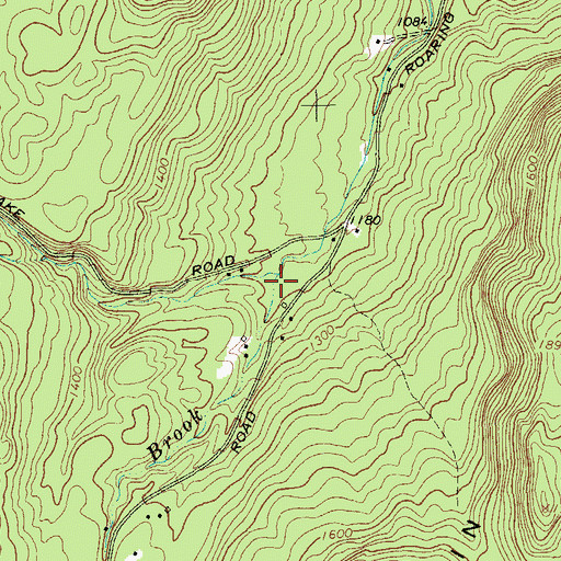 Topographic Map of Fodder Brook, NY
