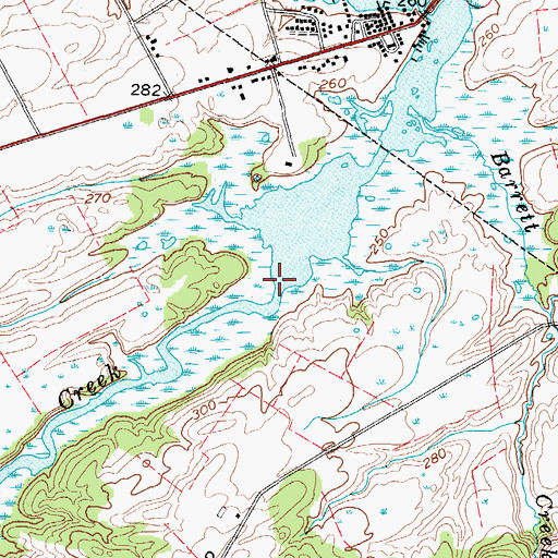 Topographic Map of French Creek, NY