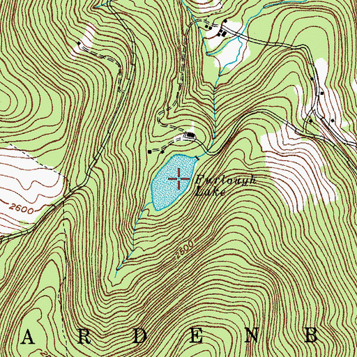 Topographic Map of Furlough Lake, NY