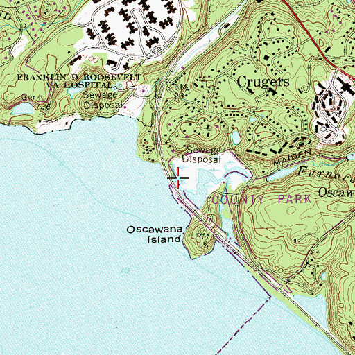 Topographic Map of Furnace Brook, NY