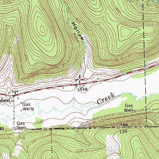 Topographic Map of Gadsby Hollow, NY