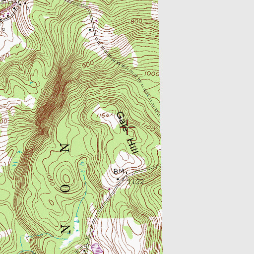 Topographic Map of Gale Hill, NY