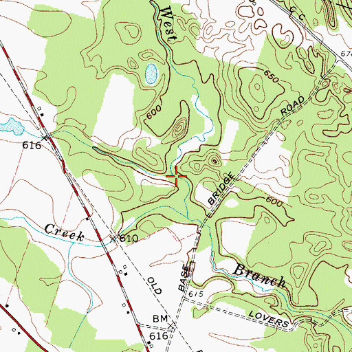 Topographic Map of Gardner Creek, NY