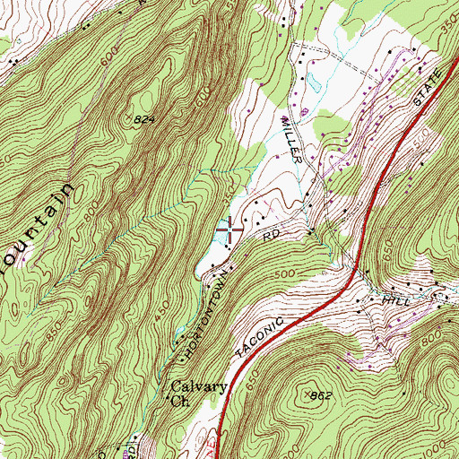 Topographic Map of Gem Lake, NY