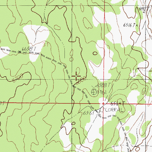 Topographic Map of Pinnacle Valley, AZ