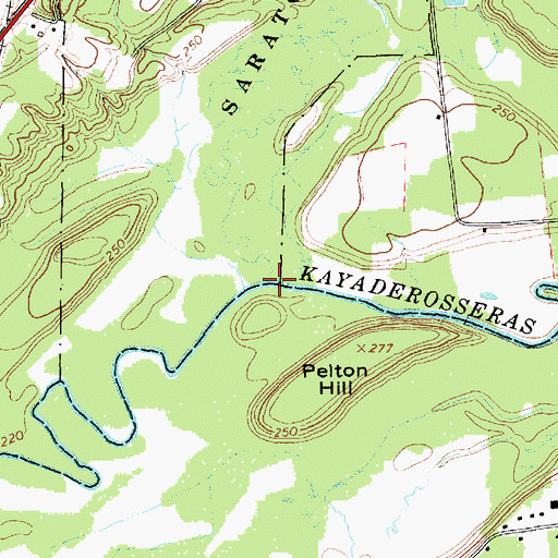 Topographic Map of Geyser Brook, NY