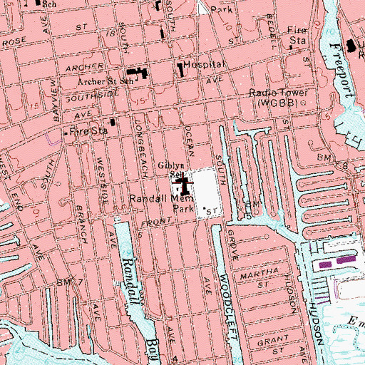 Topographic Map of Leo F Giblyn School, NY