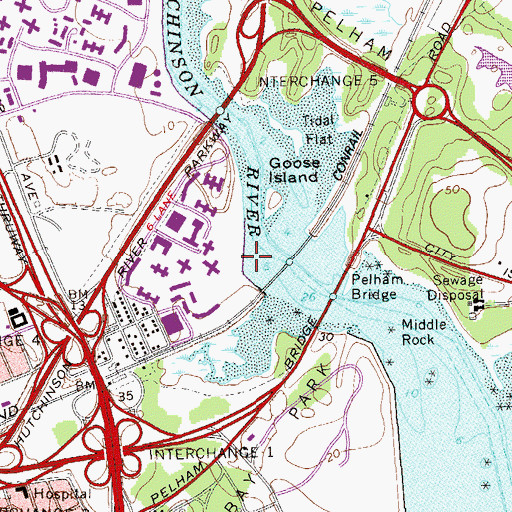 Topographic Map of Givan Creek, NY
