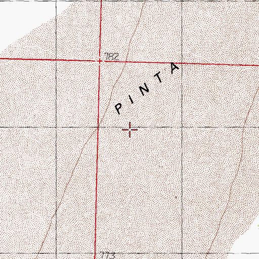 Topographic Map of Pinta Sands, AZ