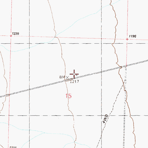 Topographic Map of Pioneer, AZ
