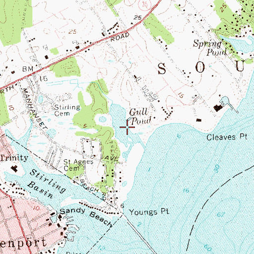 Topographic Map of Gull Pond, NY