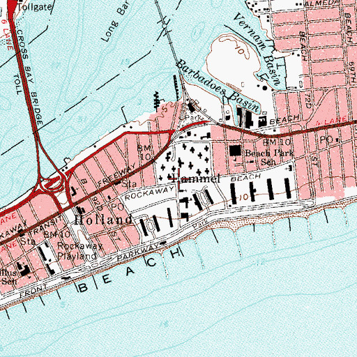 Topographic Map of Hammel, NY