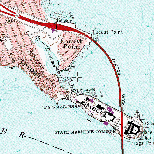 Topographic Map of Hammond Creek, NY