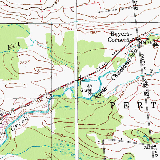 Topographic Map of Healy Kill, NY