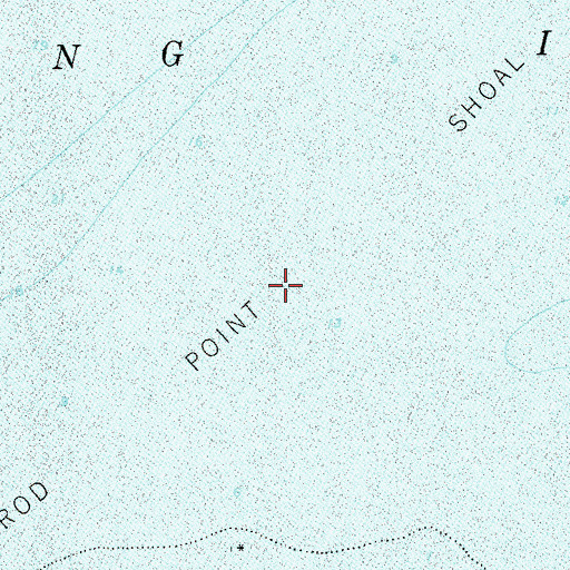 Topographic Map of Herod Point Shoal, NY