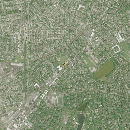 Aerial/Satellite Image of Hewlett Elementary School, NY